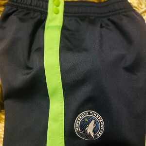 MN Timberwolves Warmup/Snap-Up Pants